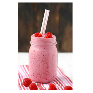 raspberry milkeshake